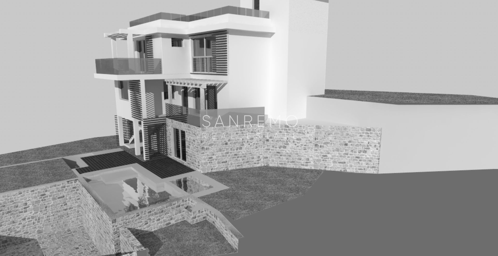 Esclusivo terreno con progetto approvato e vista mare
