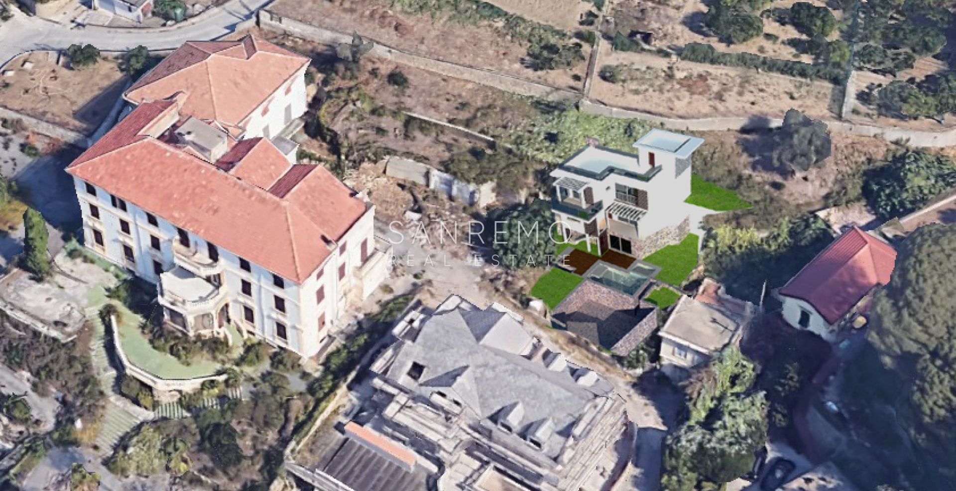 Esclusivo terreno con progetto approvato e vista mare