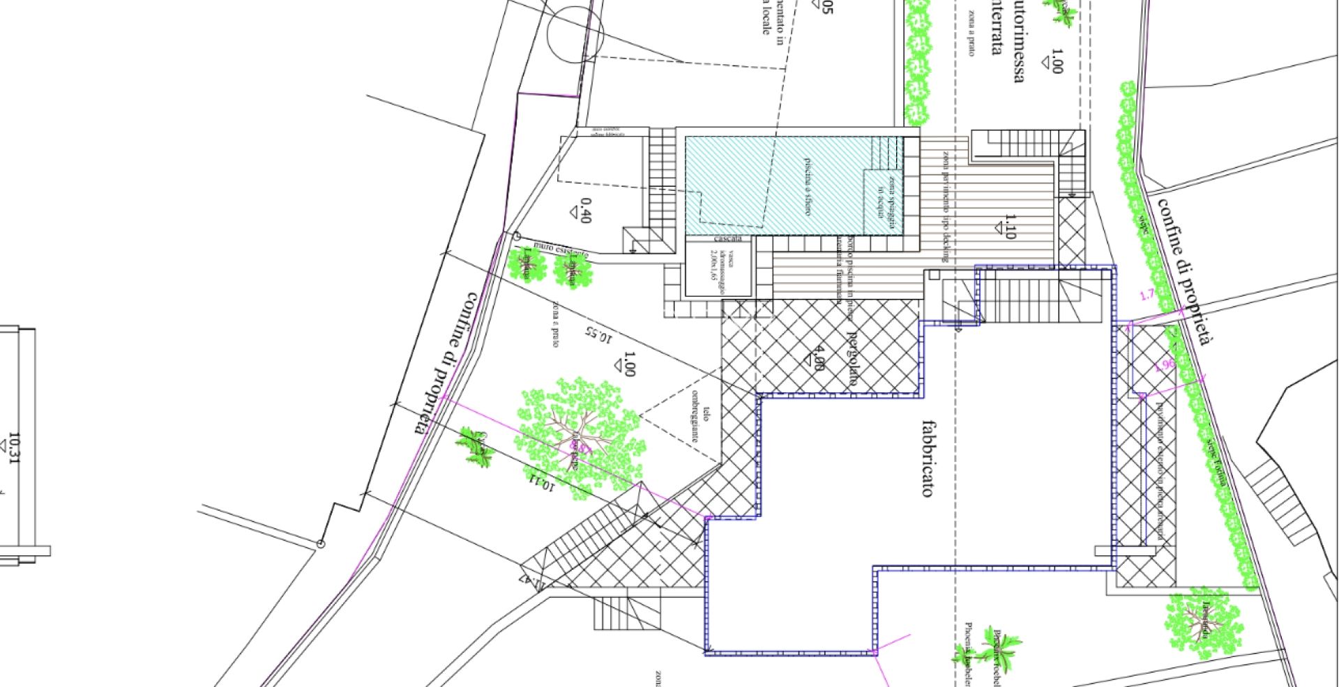Esclusivo terreno con progetto approvato e vista mare