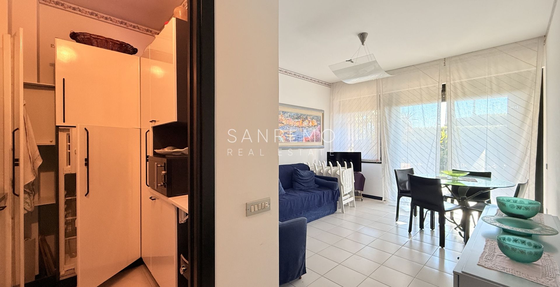 Trilocale sul mare in elegante complesso con piscina