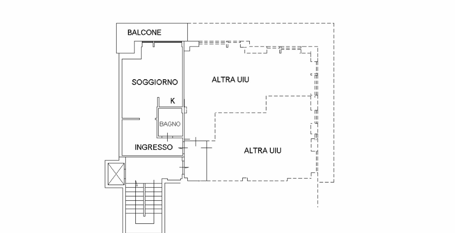 Ampio monolocale con terrazzo a pochi passi dal Casinò