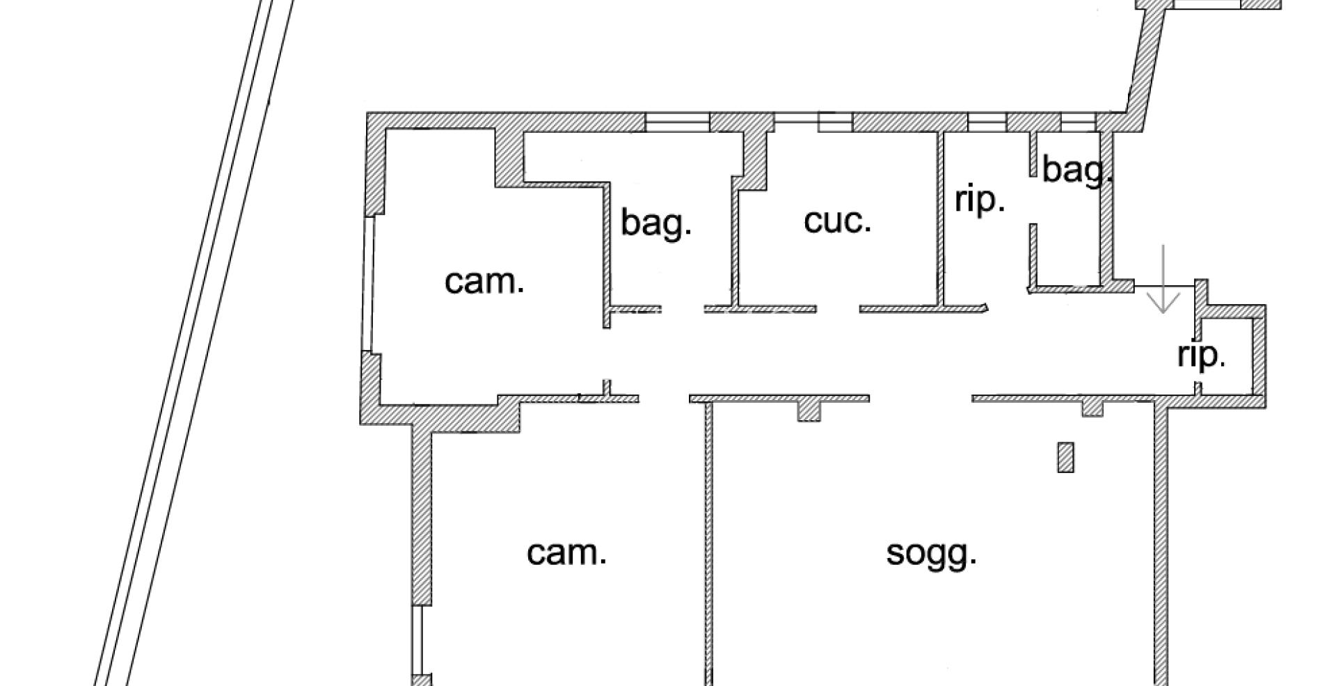Attico in zona Solaro con ottima esposizione e bellissima vista mare