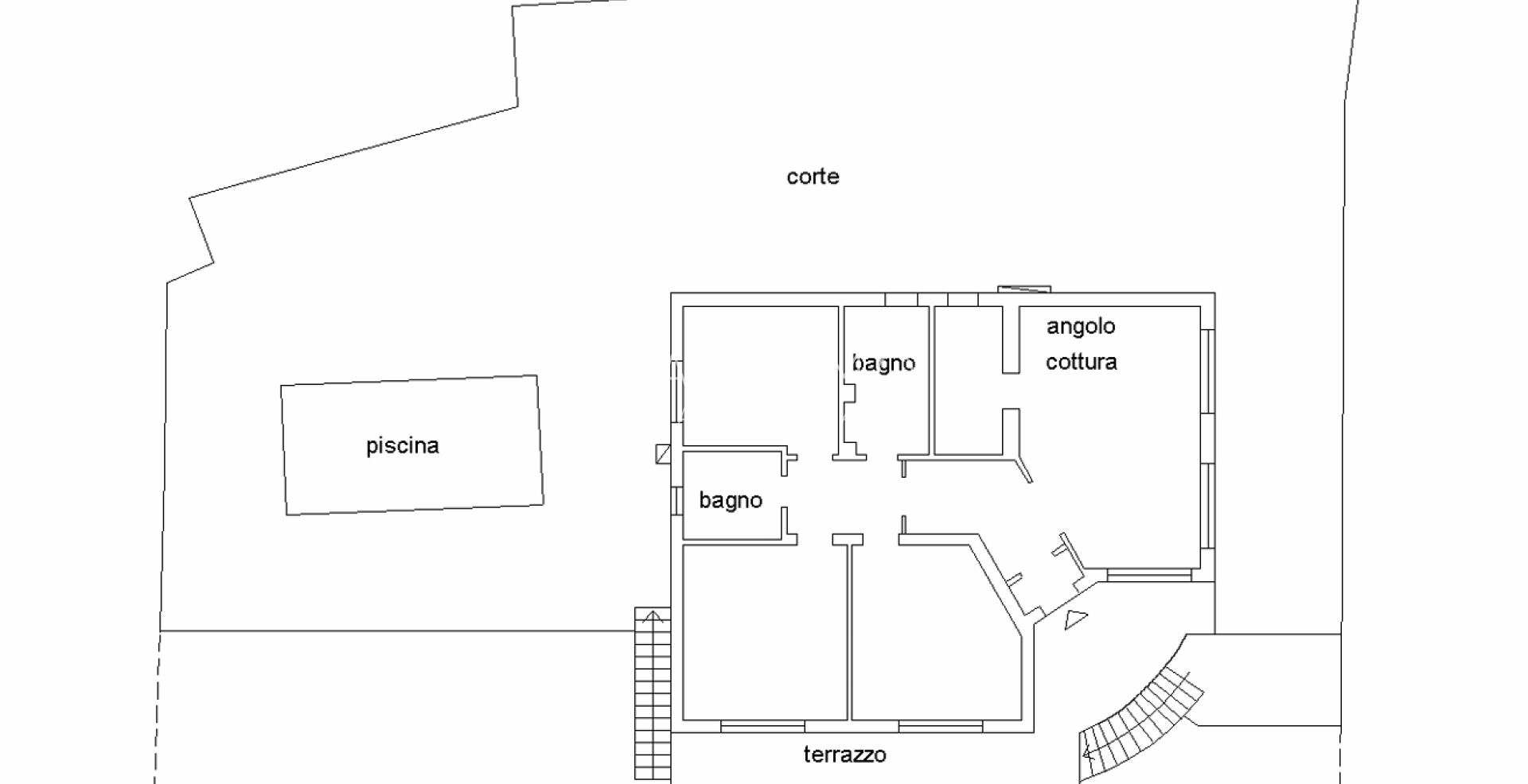 Graziosa villa con piscina sulla prima collina di Sanremo