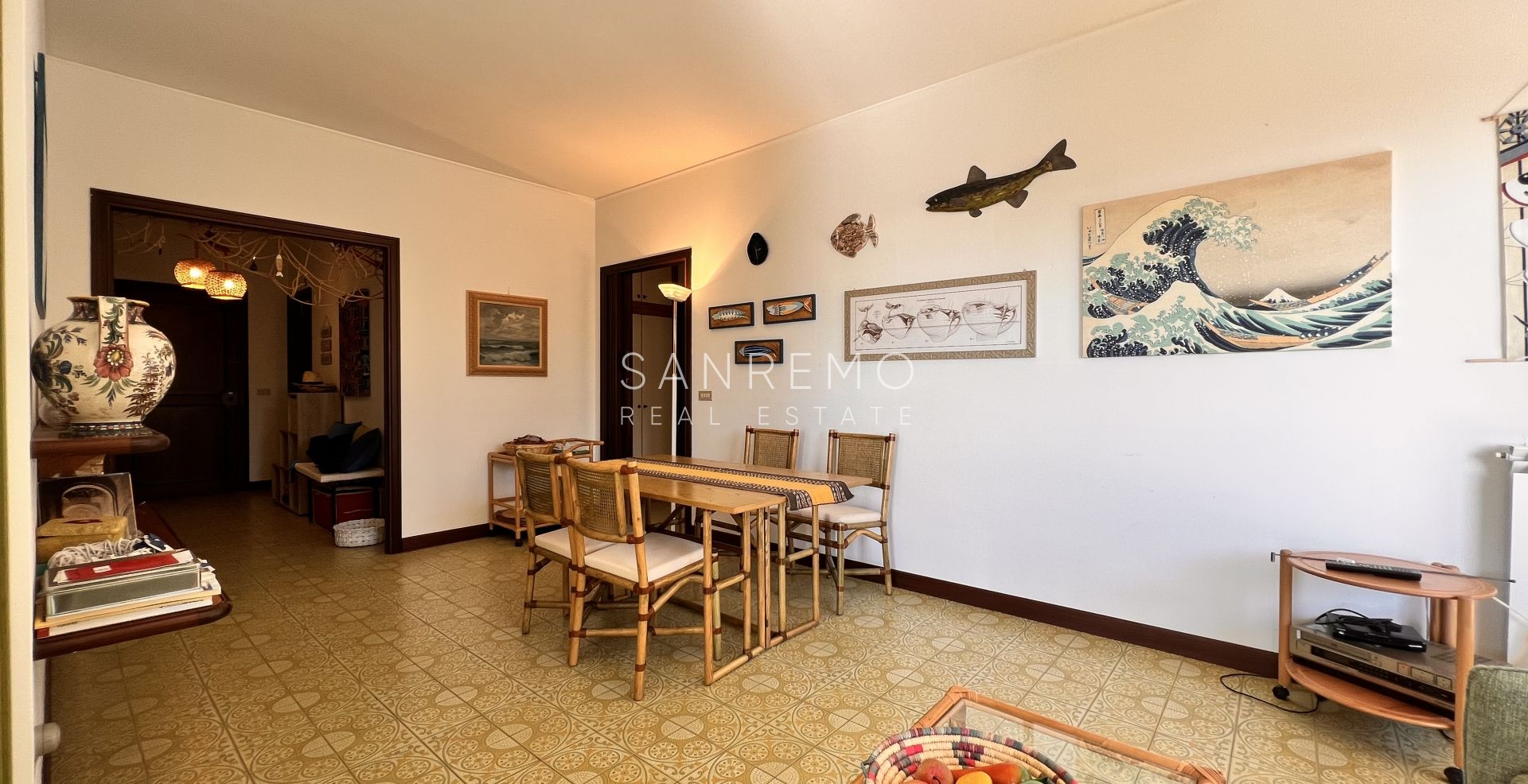 Luminoso appartamento di 100 mq con vista mare in zona tranquilla e circondata dal verde