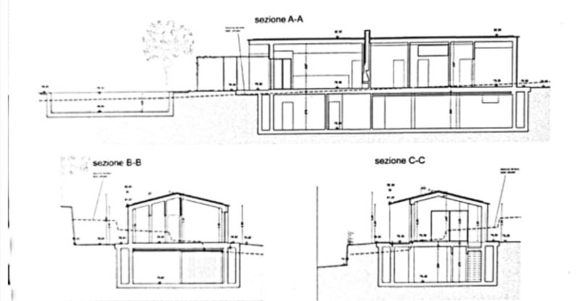 Moderna villa su due livelli con terreno