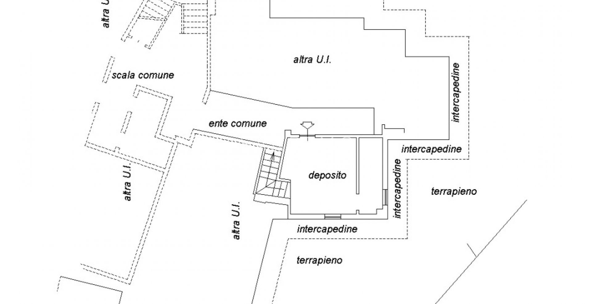 Ampio appartamento con giardino e vista mare