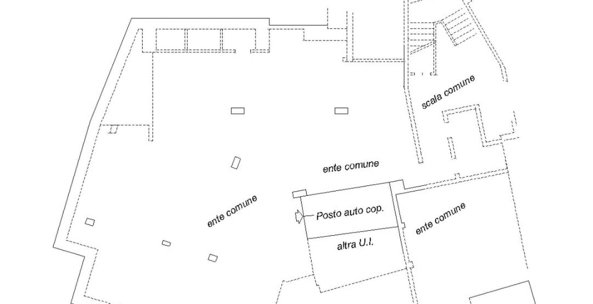 Ampio appartamento con giardino e vista mare